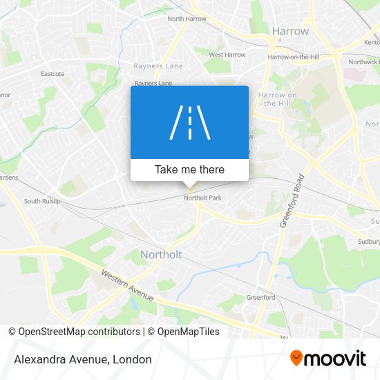 Alexandra Avenue map
