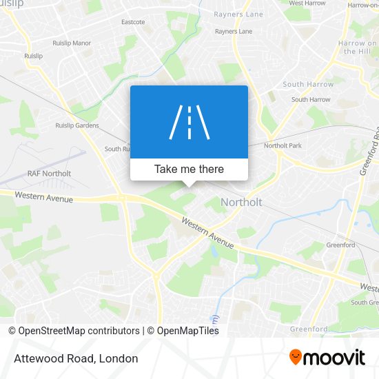 Attewood Road map