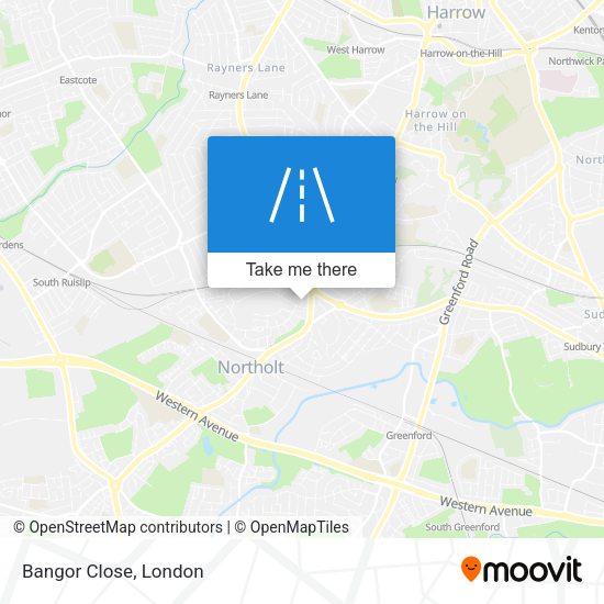 Bangor Close map