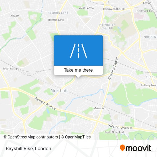 Bayshill Rise map