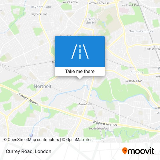 Currey Road map