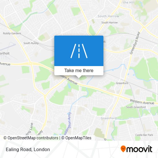 Ealing Road map