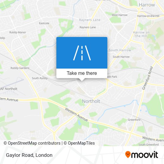 Gaylor Road map