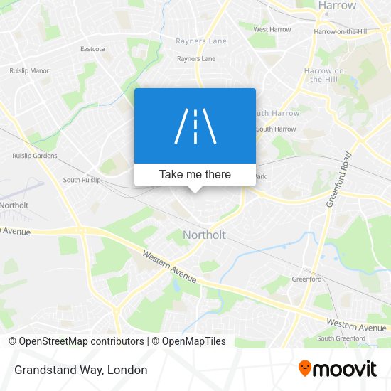 Grandstand Way map