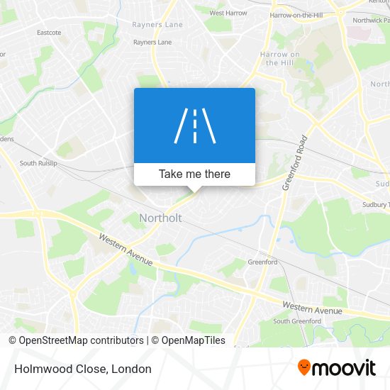 Holmwood Close map