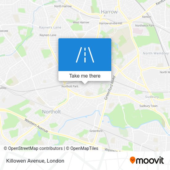 Killowen Avenue map