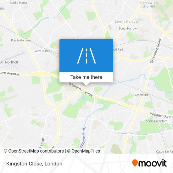 Kingston Close map