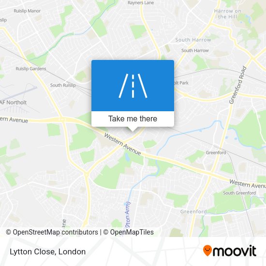 Lytton Close map
