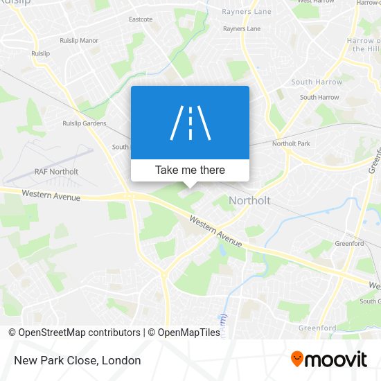 New Park Close map