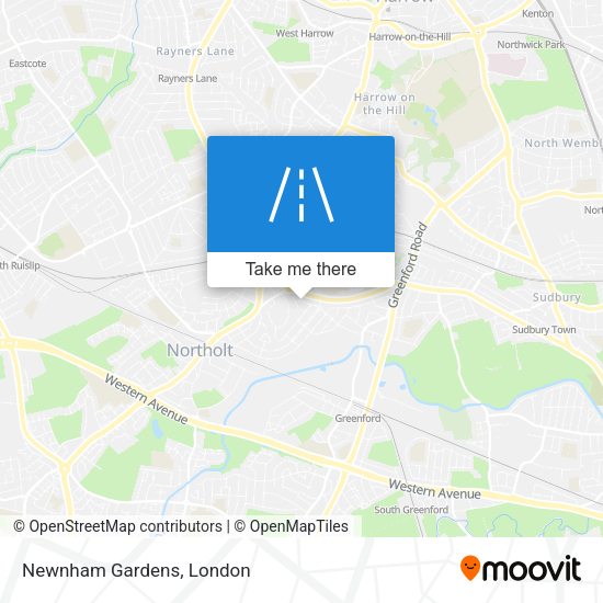 Newnham Gardens map