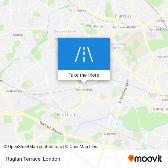 Raglan Terrace map