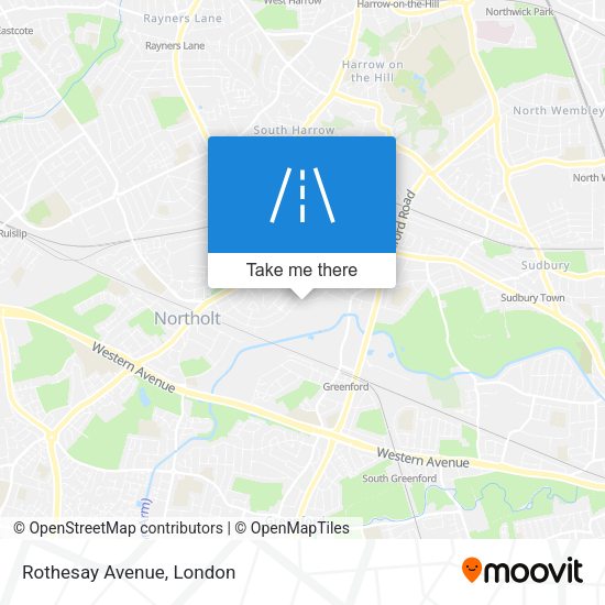 Rothesay Avenue map
