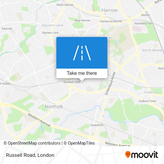 Russell Road map