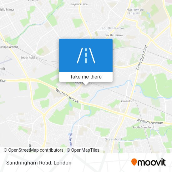 Sandringham Road map