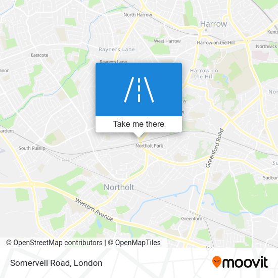 Somervell Road map