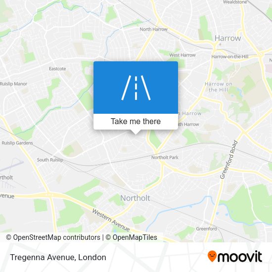 Tregenna Avenue map
