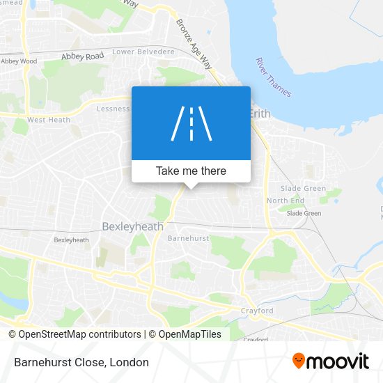 Barnehurst Close map