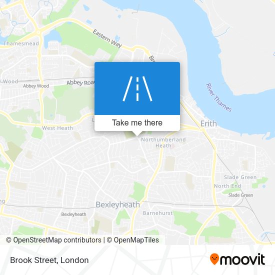 Brook Street map