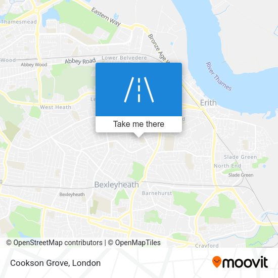 Cookson Grove map