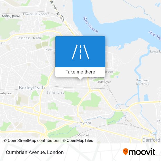 Cumbrian Avenue map