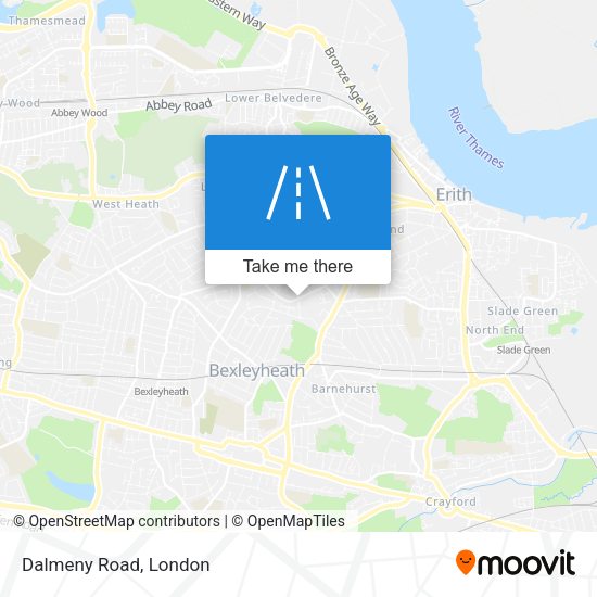 Dalmeny Road map