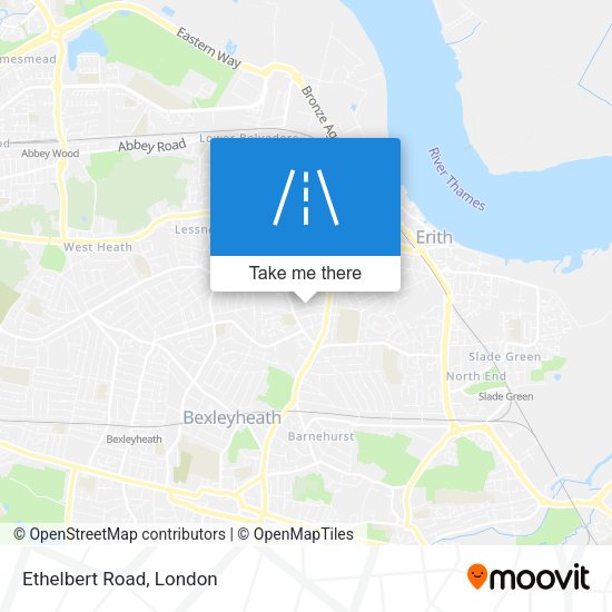 Ethelbert Road map