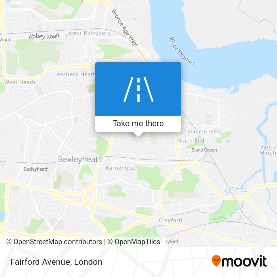 Fairford Avenue map