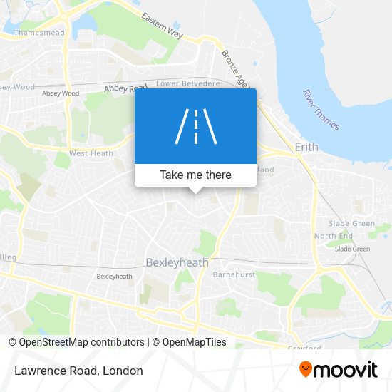 Lawrence Road map