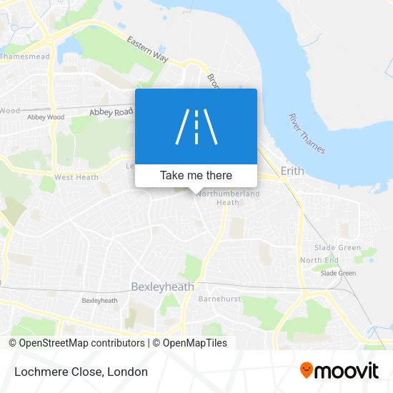 Lochmere Close map