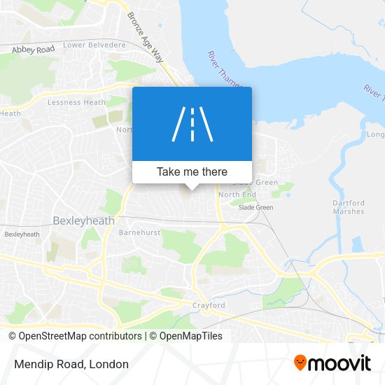 Mendip Road map