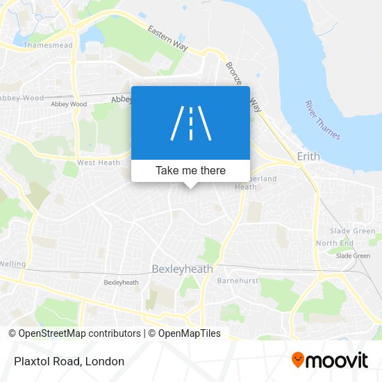 Plaxtol Road map