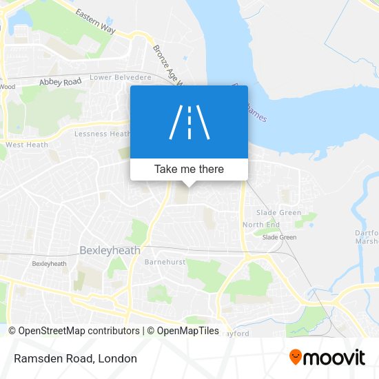Ramsden Road map