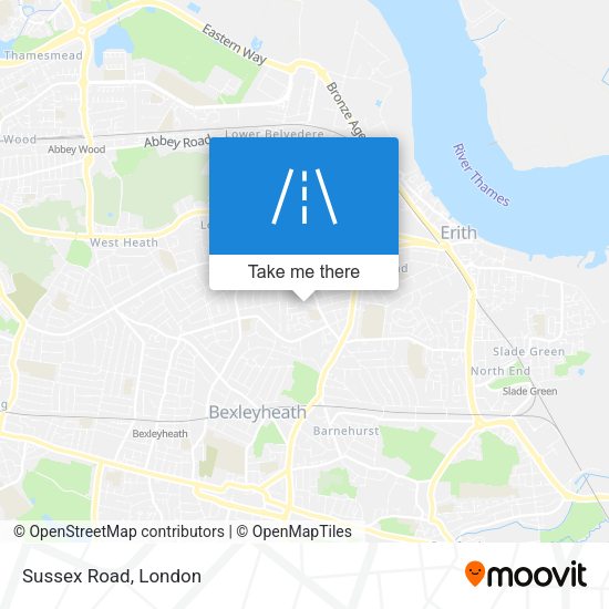 Sussex Road map