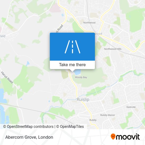Abercorn Grove map