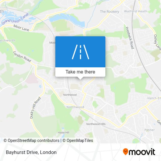 Bayhurst Drive map