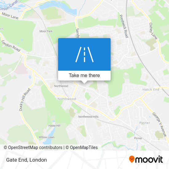 Gate End map