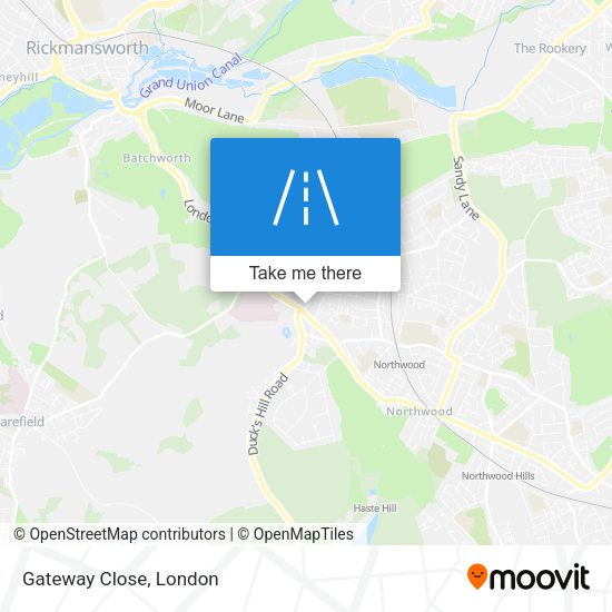 Gateway Close map