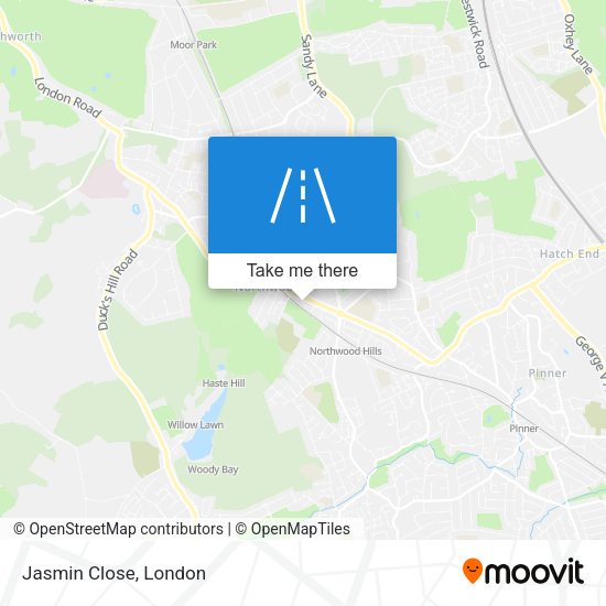 Jasmin Close map