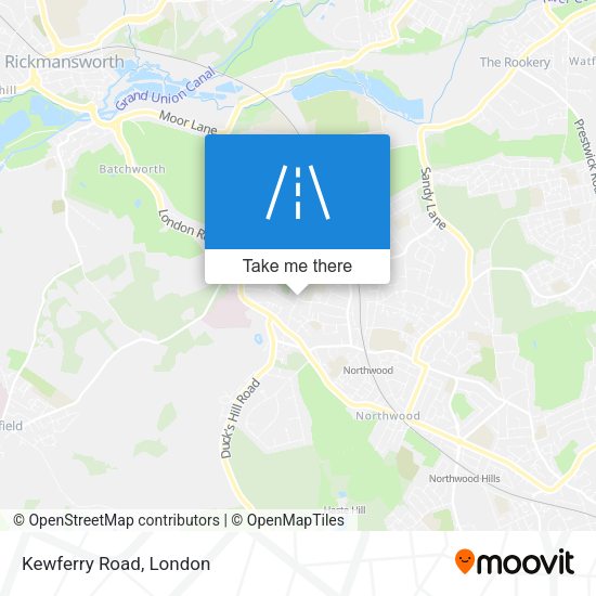 Kewferry Road map