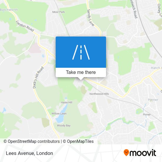 Lees Avenue map
