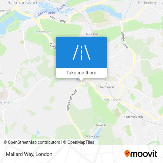 Mallard Way map