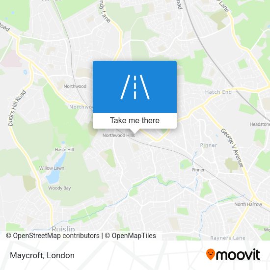 Maycroft map