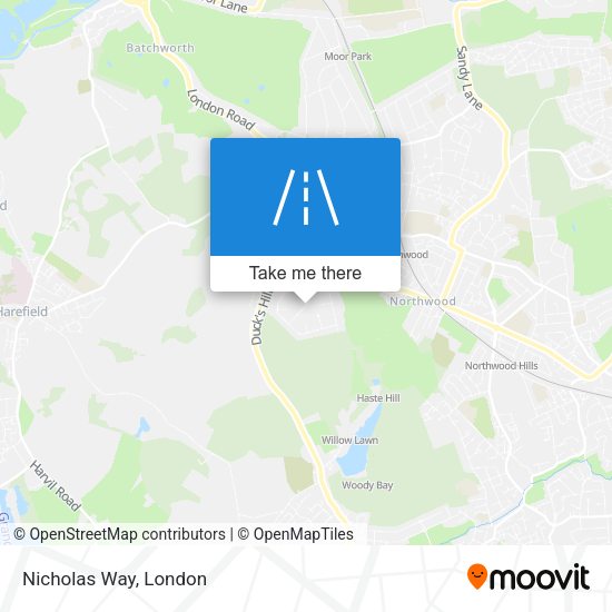 Nicholas Way map