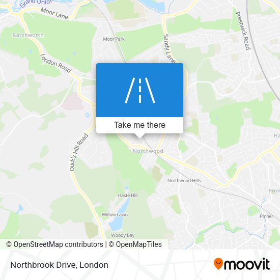 Northbrook Drive map
