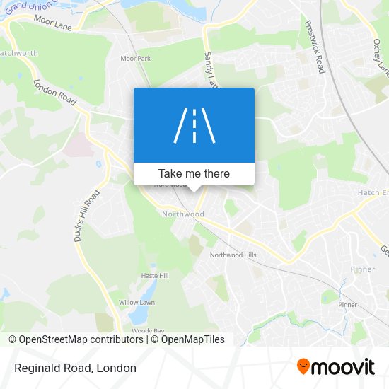Reginald Road map