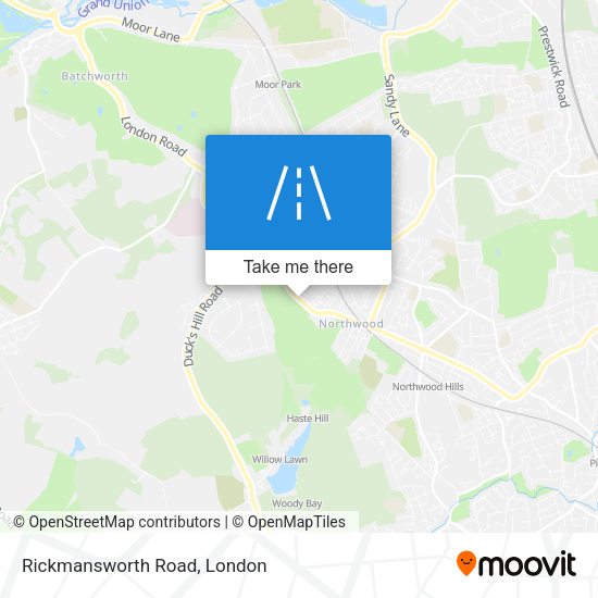 Rickmansworth Road map