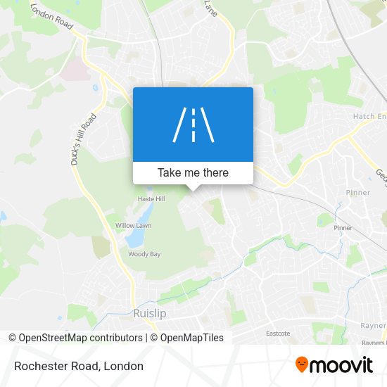 Rochester Road map