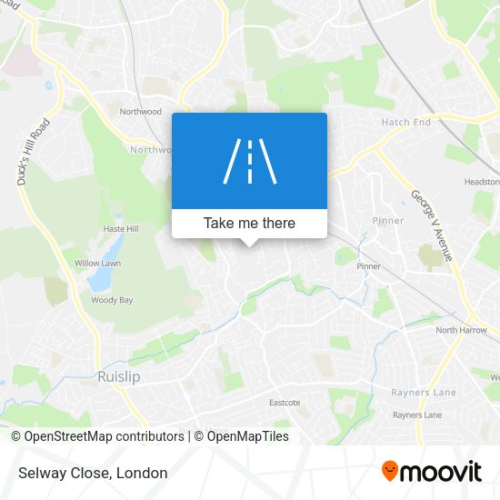 Selway Close map