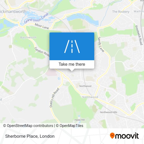 Sherborne Place map