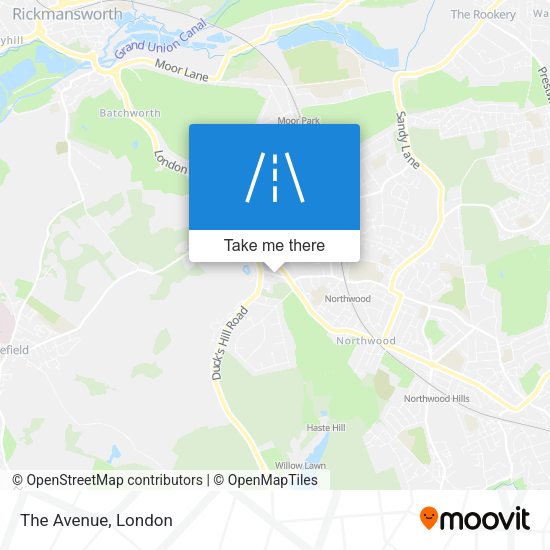 The Avenue map
